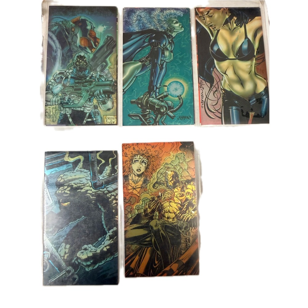 1990s Wildstorm Image Comics Card Lot Spawn Chromium Grifter Widevision Slag